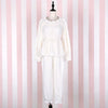Super Cute Rabbit & Bear Girls Lolita Soft Fleece Pink Sleep Dress Kawaii Gown Vintage Princess Hooded Nightgowns