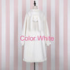 Super Cute Rabbit & Bear Girls Lolita Soft Fleece Pink Sleep Dress Kawaii Gown Vintage Princess Hooded Nightgowns