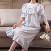 New Arrival Vintage Nightgowns Sleepshirts Elegant Lady Dresses Princess Sleepwear Solid Home Dress Lace Sleep & Lounge #H182