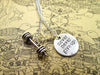 Fashion Hot Sale never never give up circle with  kinds of dumbell,kettlebell and barbells charm pendant Necklace