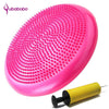 33cm PVC Yoga Balance Cushion Yoga Balls for Fitness Pilates Pad Gym Exercise Half Balls Point Massage Balance Balls+1*Pump Air