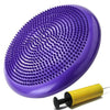 33cm PVC Yoga Balance Cushion Yoga Balls for Fitness Pilates Pad Gym Exercise Half Balls Point Massage Balance Balls+1*Pump Air
