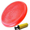 33cm PVC Yoga Balance Cushion Yoga Balls for Fitness Pilates Pad Gym Exercise Half Balls Point Massage Balance Balls+1*Pump Air