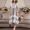 Lace Nightgowns & Sleepshirts Vintage Home Clothing Elegant Sleepwear Robes Women Sleep & Lounge Cotton Fabric Nightdress#H177