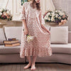New Arrivals Vintage Nightgowns Sleepshirts Elegant Home Dress Lace Sleepwear Women Sleep & Lounge Print Cotton Nightgown #H174