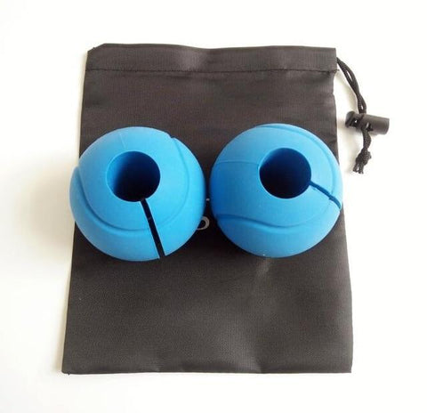 1 pair Silicone Kettlebell Dumbbell Wrap Home Bodybuilding Gym Weight Lifting Grip Barbell Hand Ball Grips Fitness Equipment
