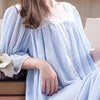 Women Sleepwear Gown Princess Night wear Royal Vintage Nightgown Dress 2017 Spring Summer Nightdress Free Shipping