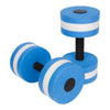 1 Pair Water Aerobics Dumbbell Aquatic EVA Barbell Aqua Fitness Pool Exercise Accessory B2Cshop