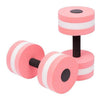 1 Pair Water Aerobics Dumbbell Aquatic EVA Barbell Aqua Fitness Pool Exercise Accessory B2Cshop