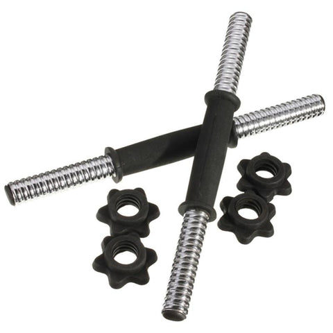 Dumbbell Bar Solid Steel Weight Lifting Vinyl Spinlock Collar Set for Gym Barbells Dumbbell Bars Weight Lifting Sports Training