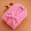 Warm Bath Robe Male Blanket Fleece Nightgowns Spa Bathrobe Men Soft Nightwear Robe Man Long Sleeve Kimono Homewear Robes