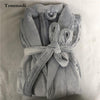 Men's robe winter Thickened flannel Lace robe service High quality gowns Men