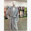 Men's robe winter Thickened flannel Lace robe service High quality gowns Men