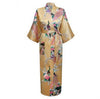Hot Sale Green Female Long Sexy Nightgown Chinese Women Silk Rayon Robe Sleepwear Kimono Gown Plus Size S M L XL XXL XXXL A-037