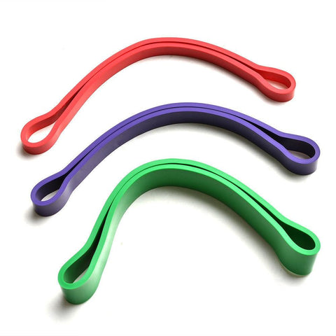 Fitness Resistance Bands Loop Set 3 Level Thick Heavy Crossfit Athletic Power Training Rubber Bands Workout Exercises Equipment