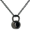 Strength Kettlebell Necklace Pendant Women Bodybuilding Strong CrossFit Charm Choker Fitness Gym Necklace Dainty Jewelry