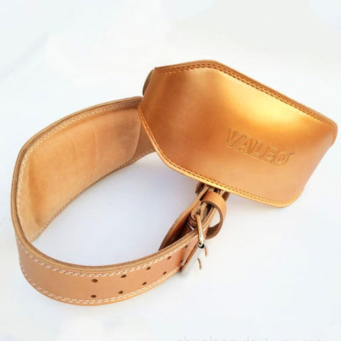 Genuine Leather Weightlifting Belt Gym Fitness Dumbbell Barbell Powerlifting Crossfit Profession Weight Lifting Belt Width 15.5