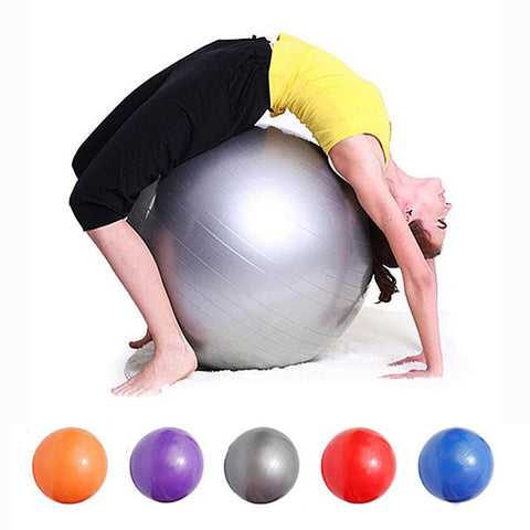 45cm 65cm Yoga Fitness Ball Utility Anti-slip Yoga Balls Exercise Pilates Balance Sport Fitball Proof Balls for Fitness Training