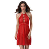 Vintage Nightgowns Women Nightwear Night Dress & G-string Female Sleeveless Lace Nighty Sexy Sleepwear Homewear chemise de nuit