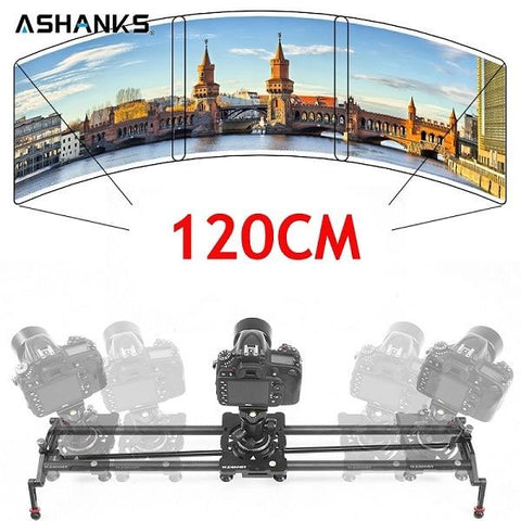 ASHANKS S2 Track Camera Slider Carbon Fiber Adjustable Angle Tube Follow Focus Pan for Stabilizer DV DSLR Camera Video Shooting