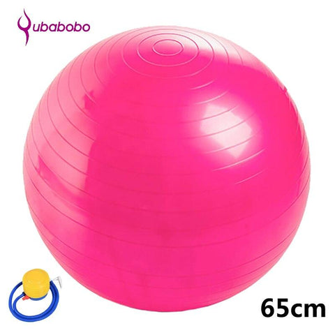 65cm PVC Brand Yoga Balls For Fitness Pilates Balls Fitness Balance Balls 7 Colors Gymnastic Balls Explosion-proof+Free Pump Air