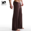 Sleep Bottoms Men's casual trousers Soft comfortable brand-clothing Sexy male pajamas Mens Lacing pants Homewear loose sleepwear