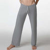 Sleep Bottoms Men's casual trousers Soft comfortable brand-clothing Sexy male pajamas Mens Lacing pants Homewear loose sleepwear