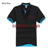 Custom Polo shirt Customized Printing Logo Service  company/hotel/Staff Unisex Short Sleeve Cotton Polos