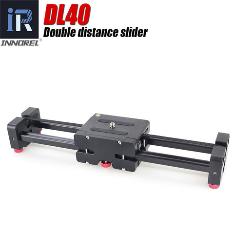 DL40 Double distance camera slider Professional adjustable rail dolly for DSLR camera video camcorder DV filmmaking Magic tracks