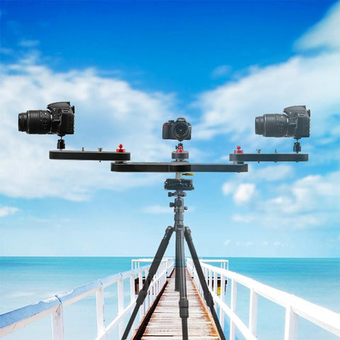 Professional mini lightweight portable 4 times distance video slider DSLR Camera slider for photography