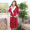 2017 Autumn winter Fleece flannel nightgown Men Women couple bathrobe pajamas lounges homewear clothes thickening robe sleepwear