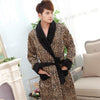 2017 Autumn winter Fleece flannel nightgown Men Women couple bathrobe pajamas lounges homewear clothes thickening robe sleepwear