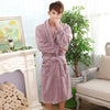 2017 Autumn winter Fleece flannel nightgown Men Women couple bathrobe pajamas lounges homewear clothes thickening robe sleepwear