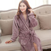2017 Autumn winter Fleece flannel nightgown Men Women couple bathrobe pajamas lounges homewear clothes thickening robe sleepwear