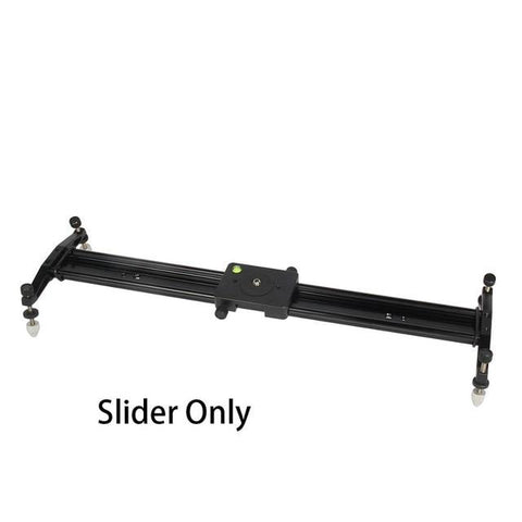 CUREFOTO 24"/60CM DSLR Camera Track Dolly Slider Video Stabilization Smooth Rail System For Photography Video 6kg Load Capacity