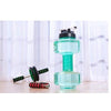 Creative Design 2.5L Dumbbells Shaped Plastic Big Large Capacity Gym Sports Equipment Water Bottle Outdoor Fitness