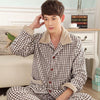 winter autumn plus size flannel pajamas thick men coral fleece pajama sets sleepwear long-sleeve long male nightgown lounge set