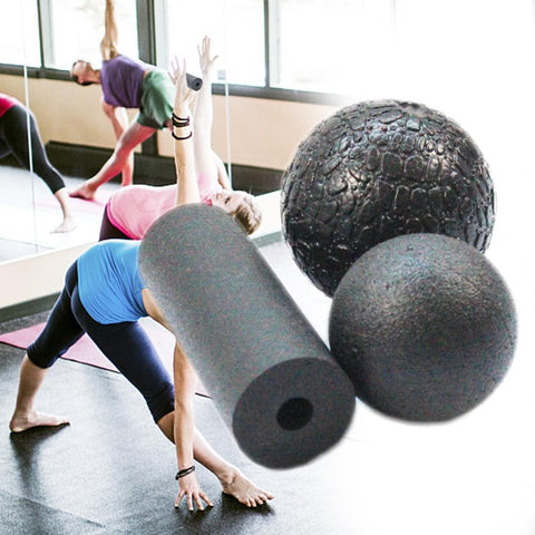 1 Set Massage Health Fitness Ball Myofascial Release Fascia Massager Roller Crossfit Body Pilates Yoga Medicine Gym Sport Ball