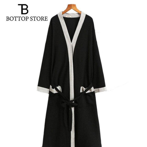 Men's Bathrobe Cotton Man Nightgown Waffle Male Robe Bathrobe Sauna Bath Towel Robe Dressing Gowns Pajamas Yukata Sleep Wear