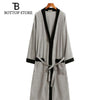 Men's Bathrobe Cotton Man Nightgown Waffle Male Robe Bathrobe Sauna Bath Towel Robe Dressing Gowns Pajamas Yukata Sleep Wear