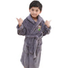 Winter warm bathrobe pijamas kids cartoon towel fleece Baby boys girls robe children clothing Bathrobe nightgown christmas gifts