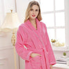 Bathrobe men cotton robe winter Long towel fleece Pajamas Men Nightgown soft warm thick lovers Sleepwear kimono homme gown