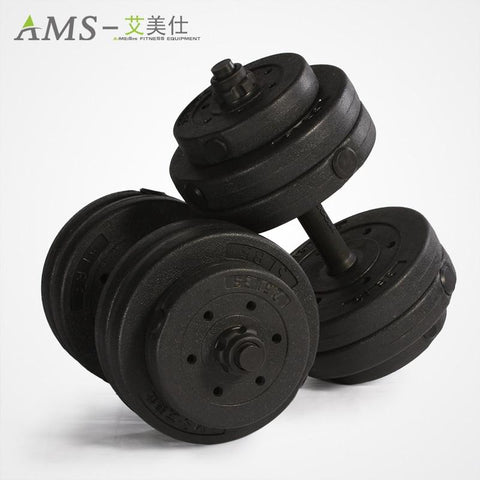 25KG Men's home use multi-purpose fitness equipment package dumbbell barbell