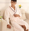 Autumn winter thickening flannel robe coral fleece bathrobe lengthen men plus size long-sleeve sleepwear nightgown thick warm