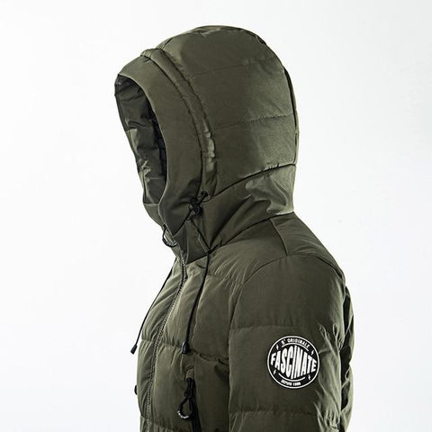 SEMIR down jacket for men casual thick warm winter long hooded coat duck down jacket for men winter clothes men outerwear