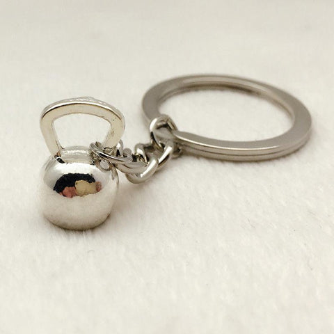 2pcs Kettlebell Charm Keychain Kettle Bell Keychain Fitness Weightlifting crossfit