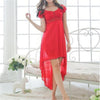 New Arrivals Lace Nightgowns Sleepshirts Solid Sleepwear Sexy Nightgown Female Soft Home Dress Vintage Cute Nightgown #H167