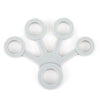 YOUGLE Finger Hand Grip Silicone Ring Gripper Strengthener Exerciser Trainer Resistance Band Fitness Expander Stretcher 3 Levels