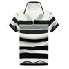 Men Classic Striped Polo Shirt Cotton Short Sleeve NEW Arrived 2016 summer Plus size M-XXXXL