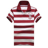 Men Classic Striped Polo Shirt Cotton Short Sleeve NEW Arrived 2016 summer Plus size M-XXXXL